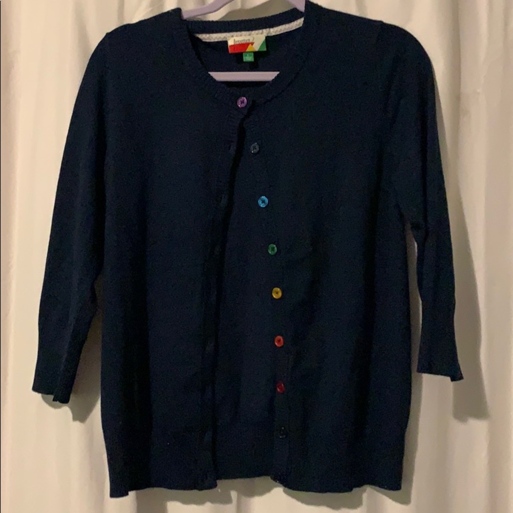 Súper soft cardigan with rainbow buttons 🌈🌈🌈